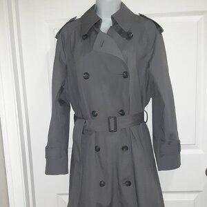 United Airlines 1999 Trench -Overcoat * Flight Attendant * 4Tall-See Measurement